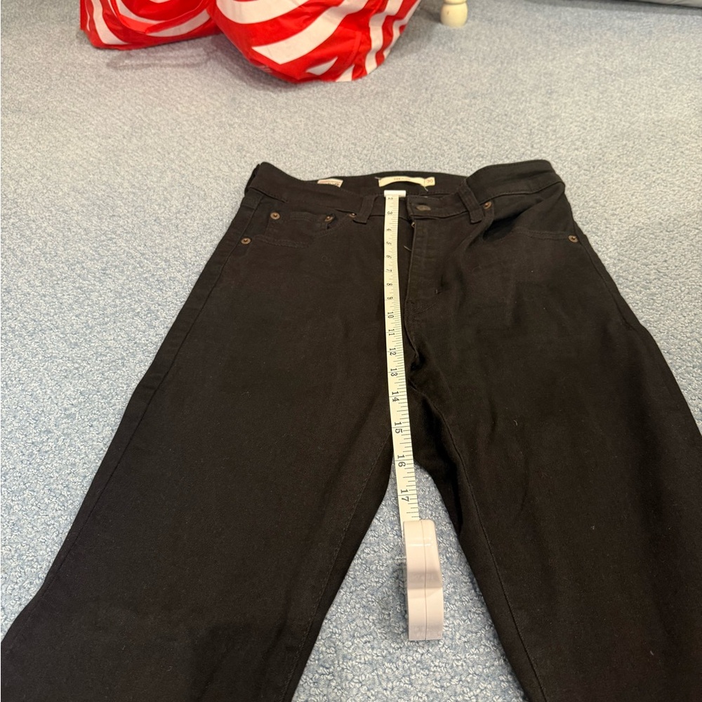 Levi Strauss 726 Flare leg jeans in black host pick - Picture 6 of 8